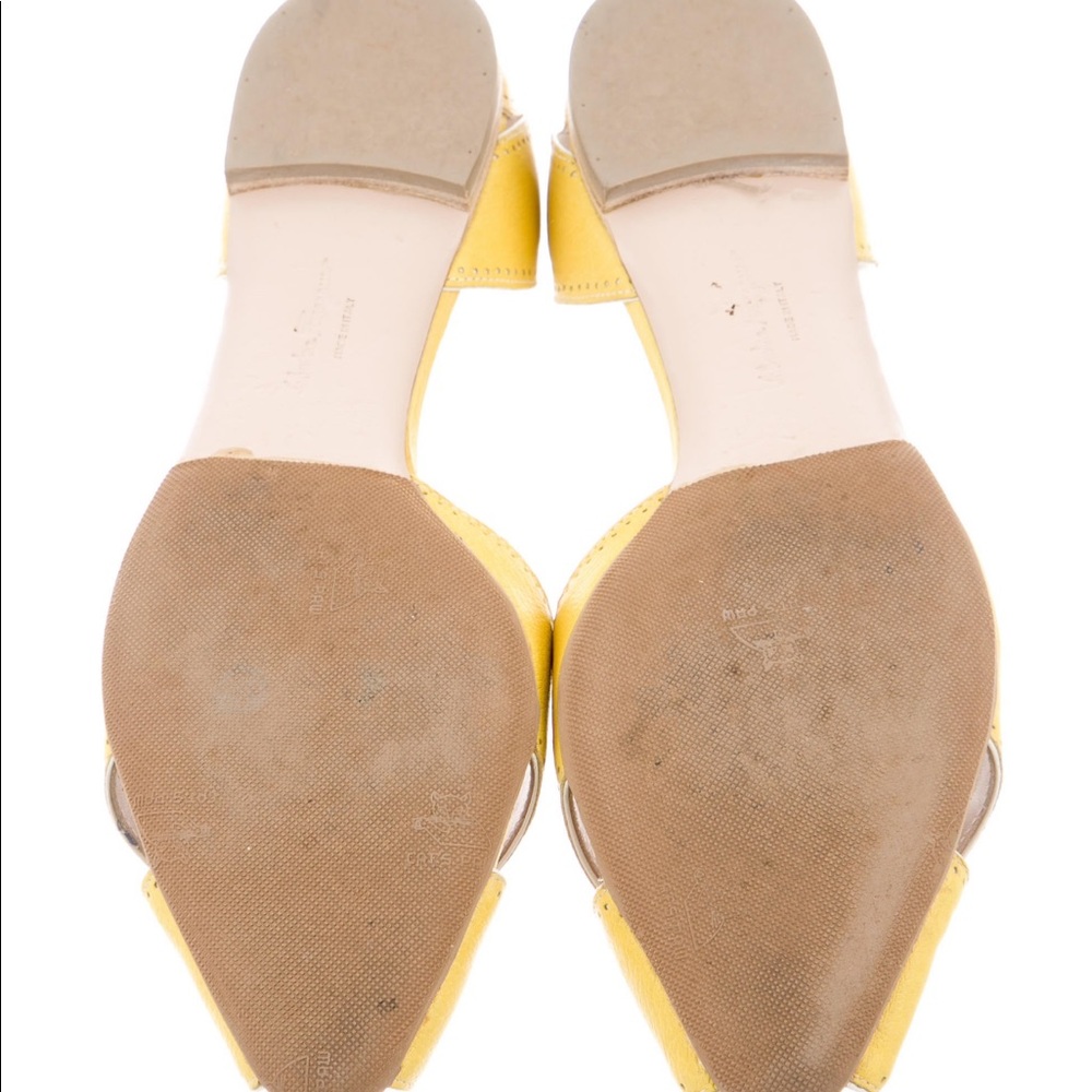 Salvatore Ferragamo peep toe flat size 8 - Picture 4 of 6
